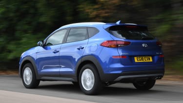 Hyundai Tucson Mk3, вид сзади