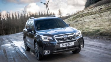 Subaru Forester Mk4 в движении