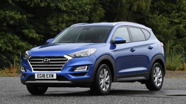 Hyundai Tucson Mk3, статичный вид спереди