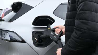 BMW iX3 - charging port