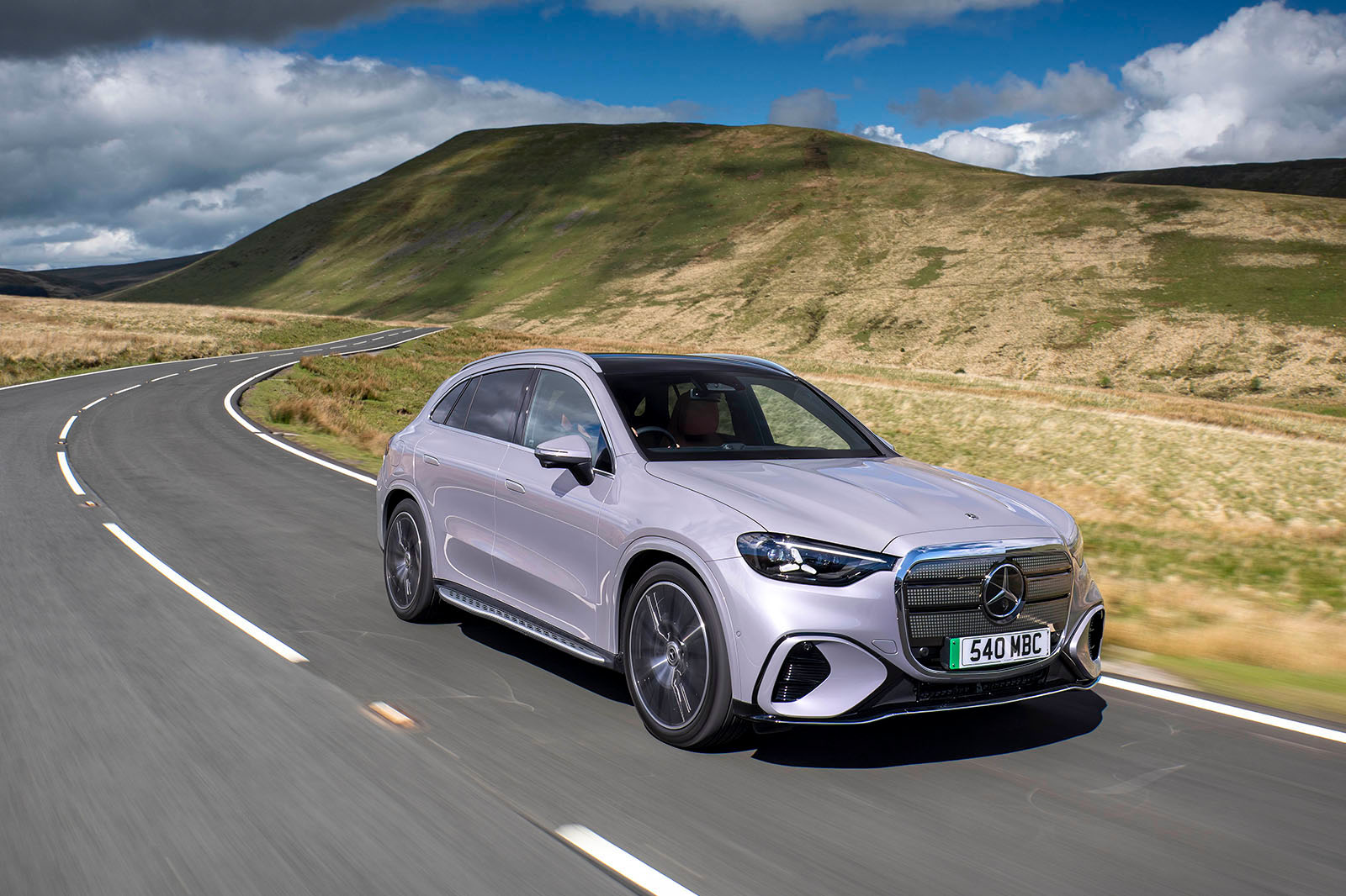 Mercedes-Benz GLC Electric в движении