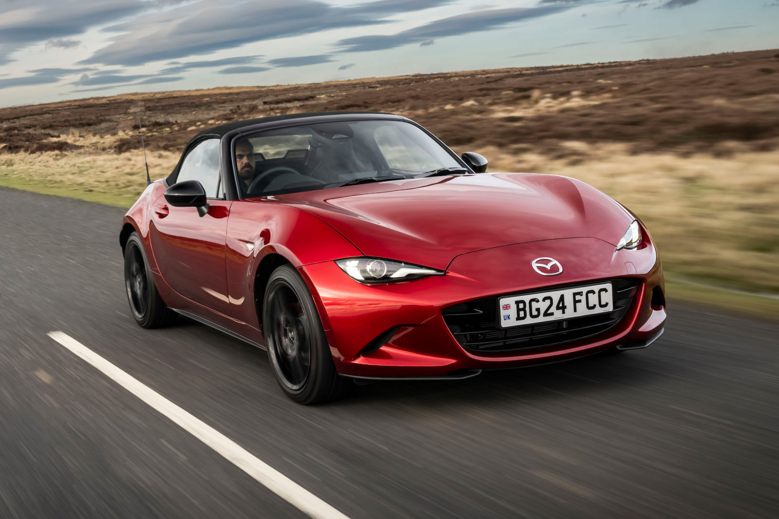Mazda MX-5 на ходу